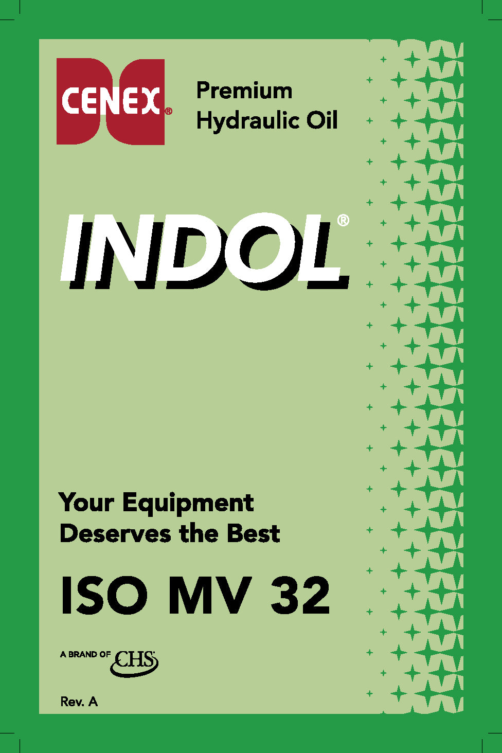 Indol® Tank Label in Quart Size