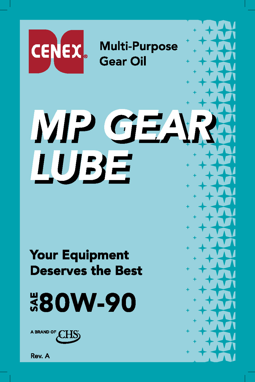 MP Gear Lube Tank Label in Quart Size