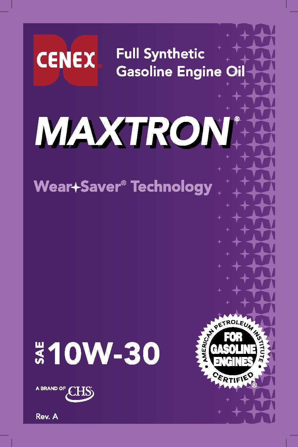 Maxtron® PCMO Tank Label in Quart Size