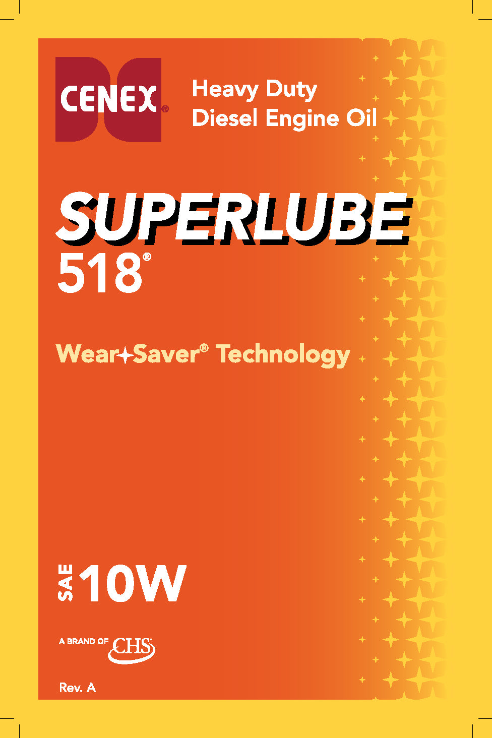 Superlube 518® Tank Label in Quart Size