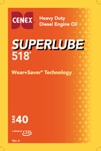 Load image into Gallery viewer, Superlube 518® Tank Label in Quart Size
